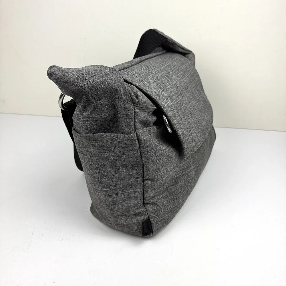 Premium Stokke 2-Way DiaperChanging Bag/ Backpack (Gray Melange -Model 457104)